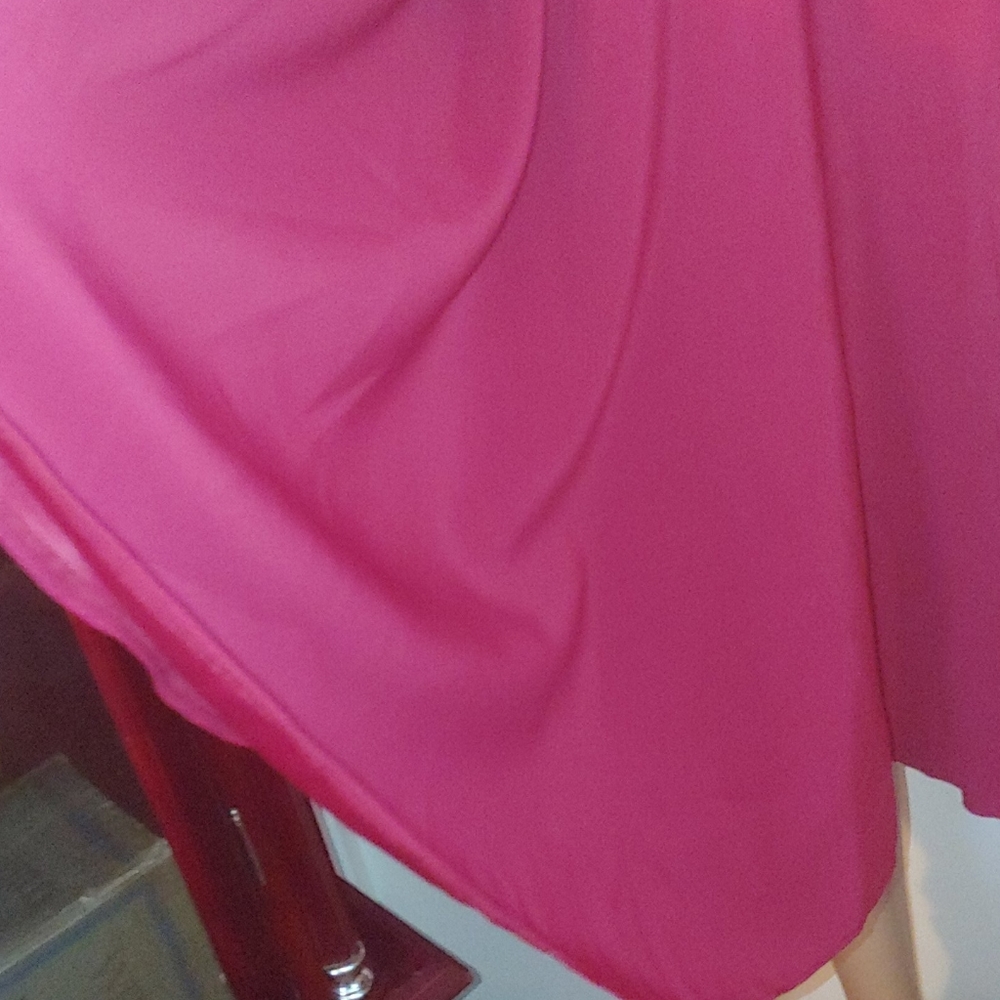 LELA ROSE 10 RED RACER BACK SKATER DRESS - Picture 10 of 11